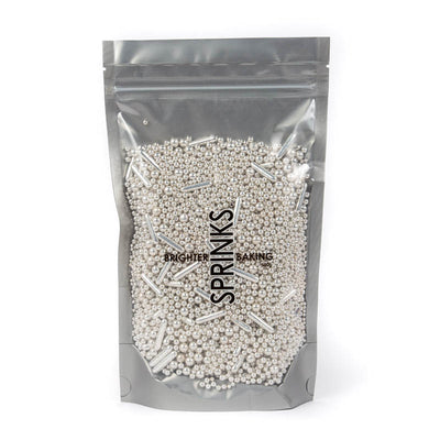 500g BUBBLE & BOUNCE SILVER Sprinkles - by Sprinks