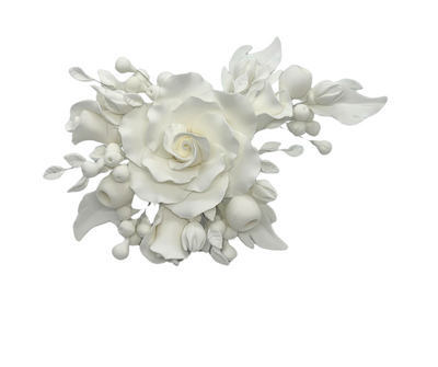 Edible Special Occasion Rose Spray - White