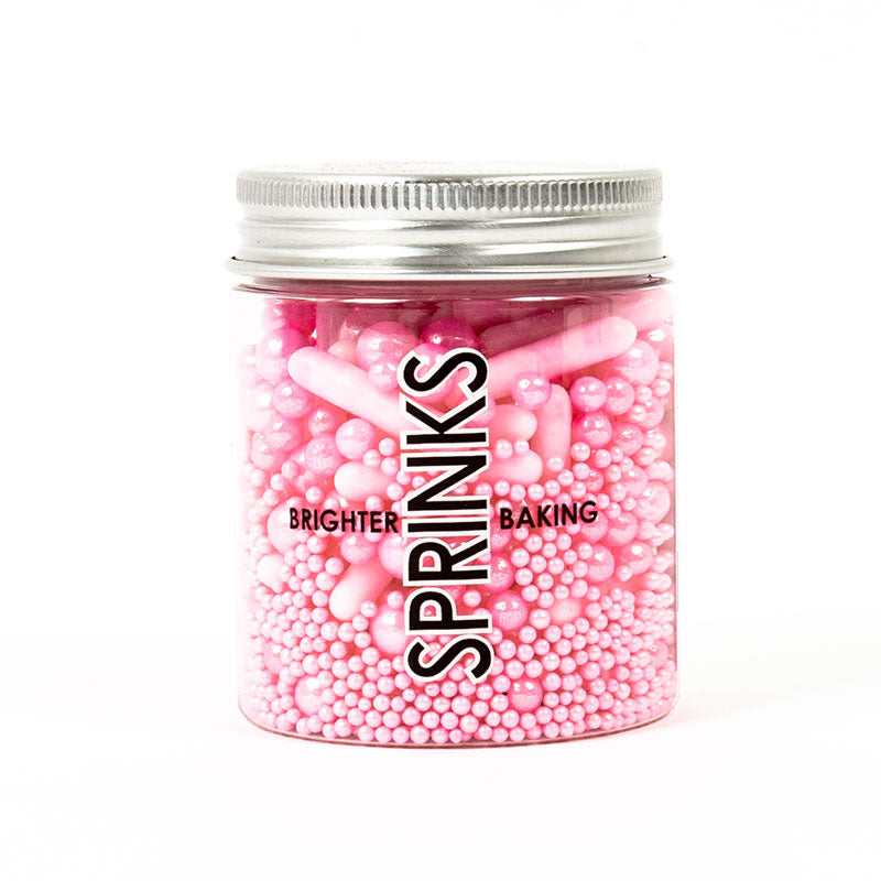 BUBBLE & BOUNCE PINK (75g) Sprinkles - by Sprinks