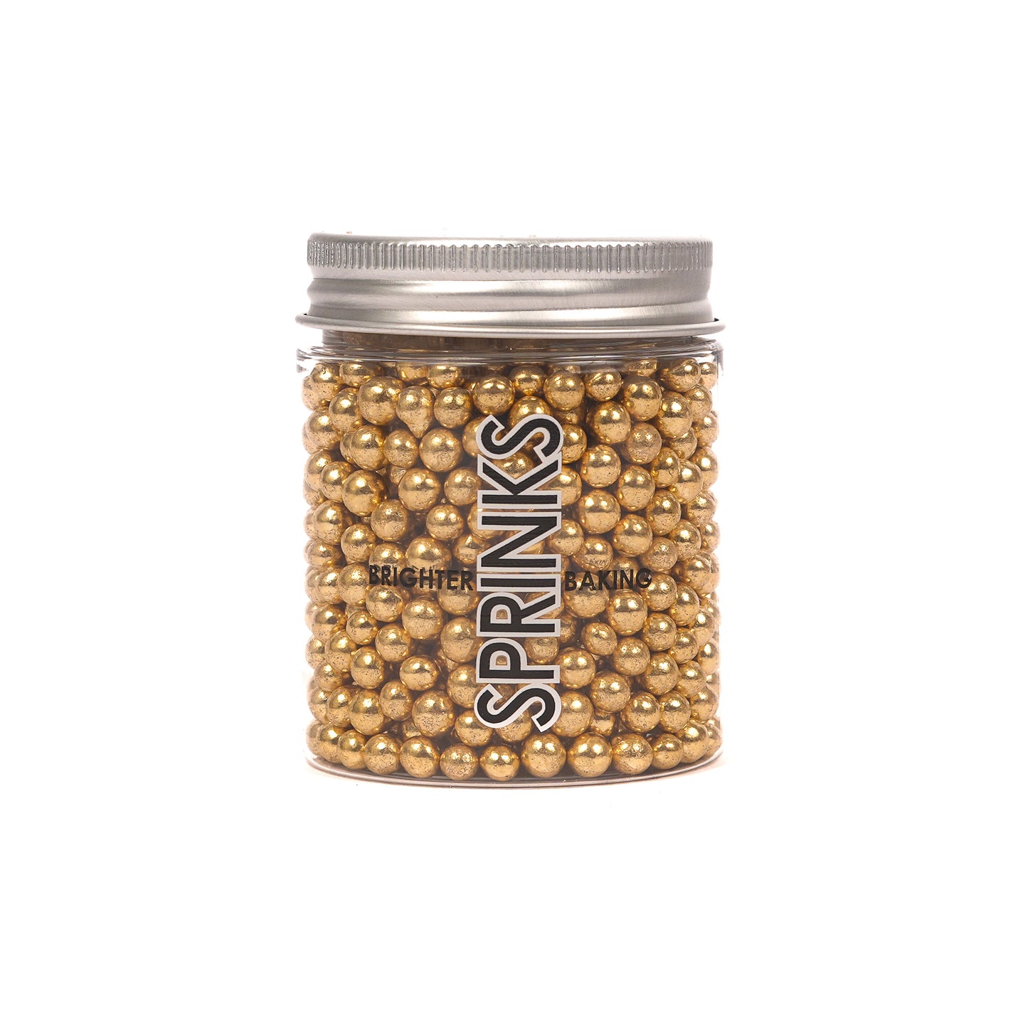 Crunchy SHINY GOLD 4mm Sprinkles (75g)