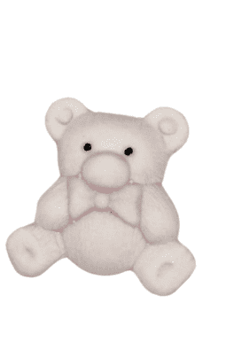 Edible Teddy bear Single Pink