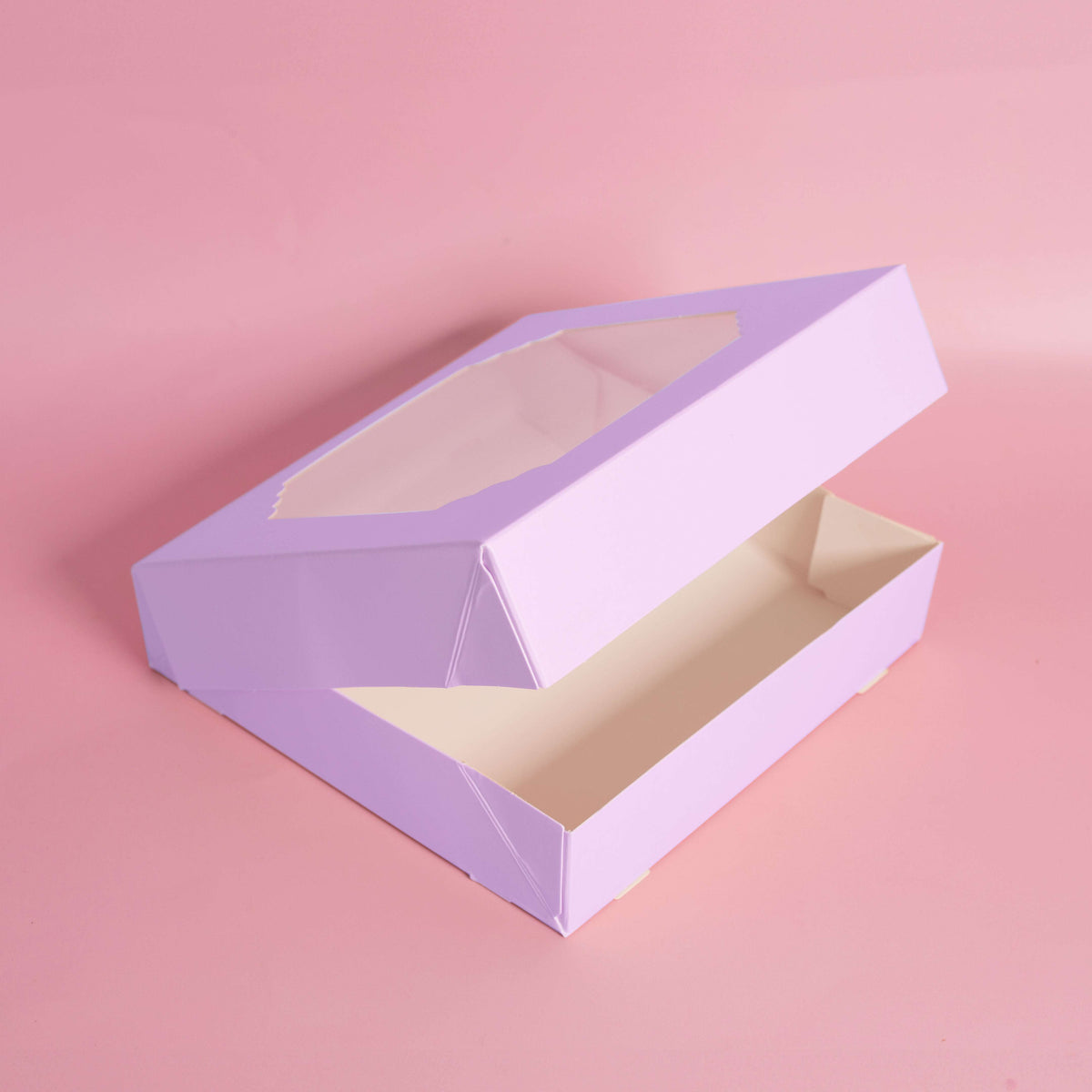 PAPYRUS Scalloped LARGE Treat Box (Pack of 5) - MIXED COLOURS – view 3