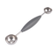 STAINLESS STEEL DOUBLE MELON BALLER W/ SOFT GRIP (APPETITO)