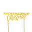 GOLD Plated Cake Topper - MERRY CHRISTMAS