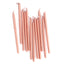 12cm Tall Cake Candles ROSE GOLD (Pack of 12)