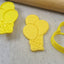 Cookie Cutter 3 Balloons Cutter and Embosser Stamp
