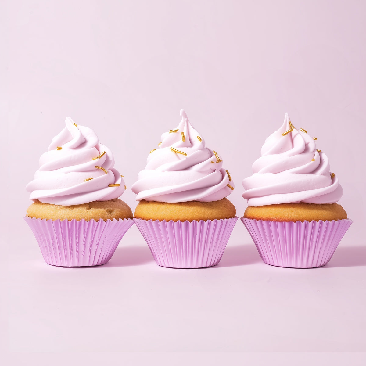 Papyrus & Co 44mm Lilac Foil Baking Cups | 50 Pack