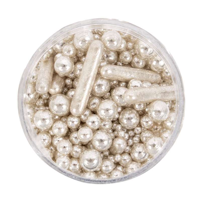 500g BUBBLE & BOUNCE SILVER Sprinkles - by Sprinks – view 3