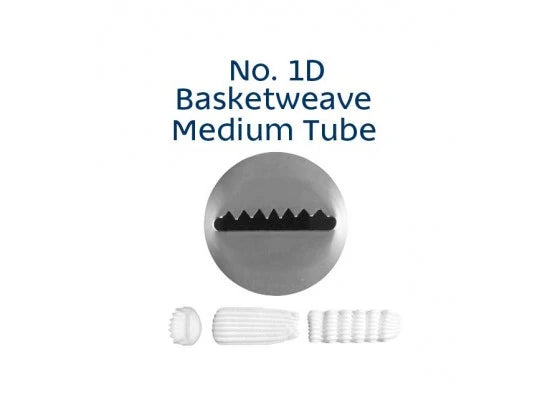 Piping Tip Cake Icer Basketweave 1D