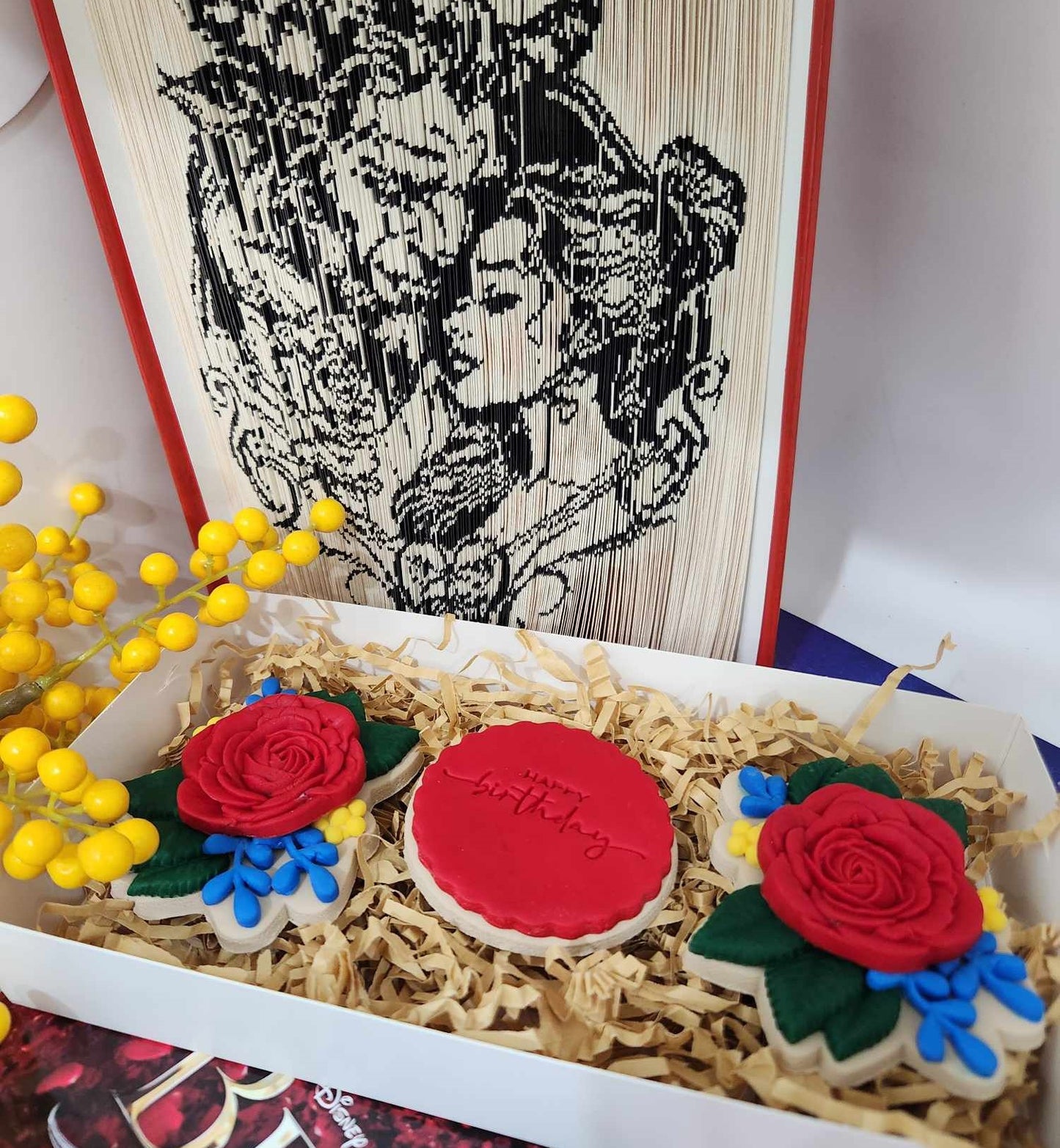 Beauty and the Beast Inspired Birthday Cookies (Includes Mould and Cutter) Mon 31st MAR