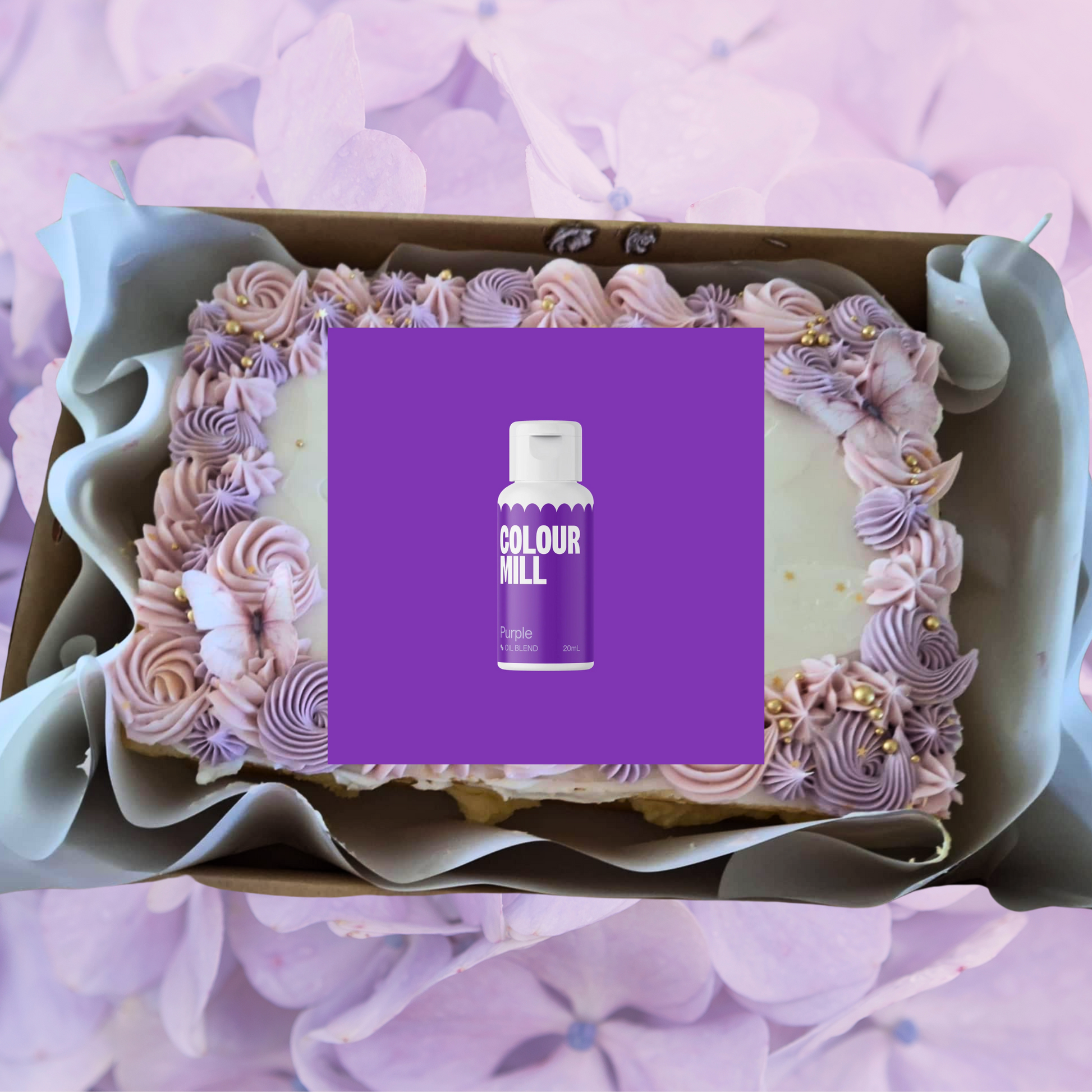 Food Colour Rose Colour Mill Oil 20mL