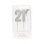 Cake Topper 21st Metal Cake Silver