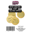 Merry Christmas Script Gold Disc Cake Toppers 5pc Set