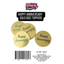 Happy Anniversary Gold Disc Cake Toppers 5pc Set