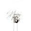 SILVER Metal Cake Topper - HAPPY 16th