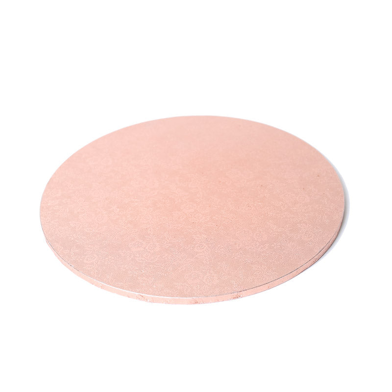 Cake Board Round Rose Gold Masonite 12"