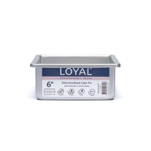 LOYAL Cake Tin Square Elite Anodised