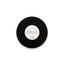 Cake Board Masonite Papyrus Black Matte 8" Round