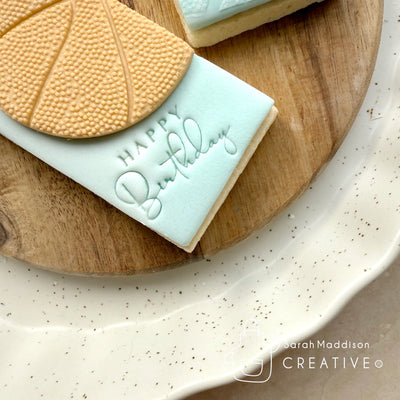 Happy Birthday Impression Stamp (Sarah Maddison Creative)