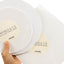 CAKE BOARD MATTE WHITE 12" ROUND MASONITE (10 pack)