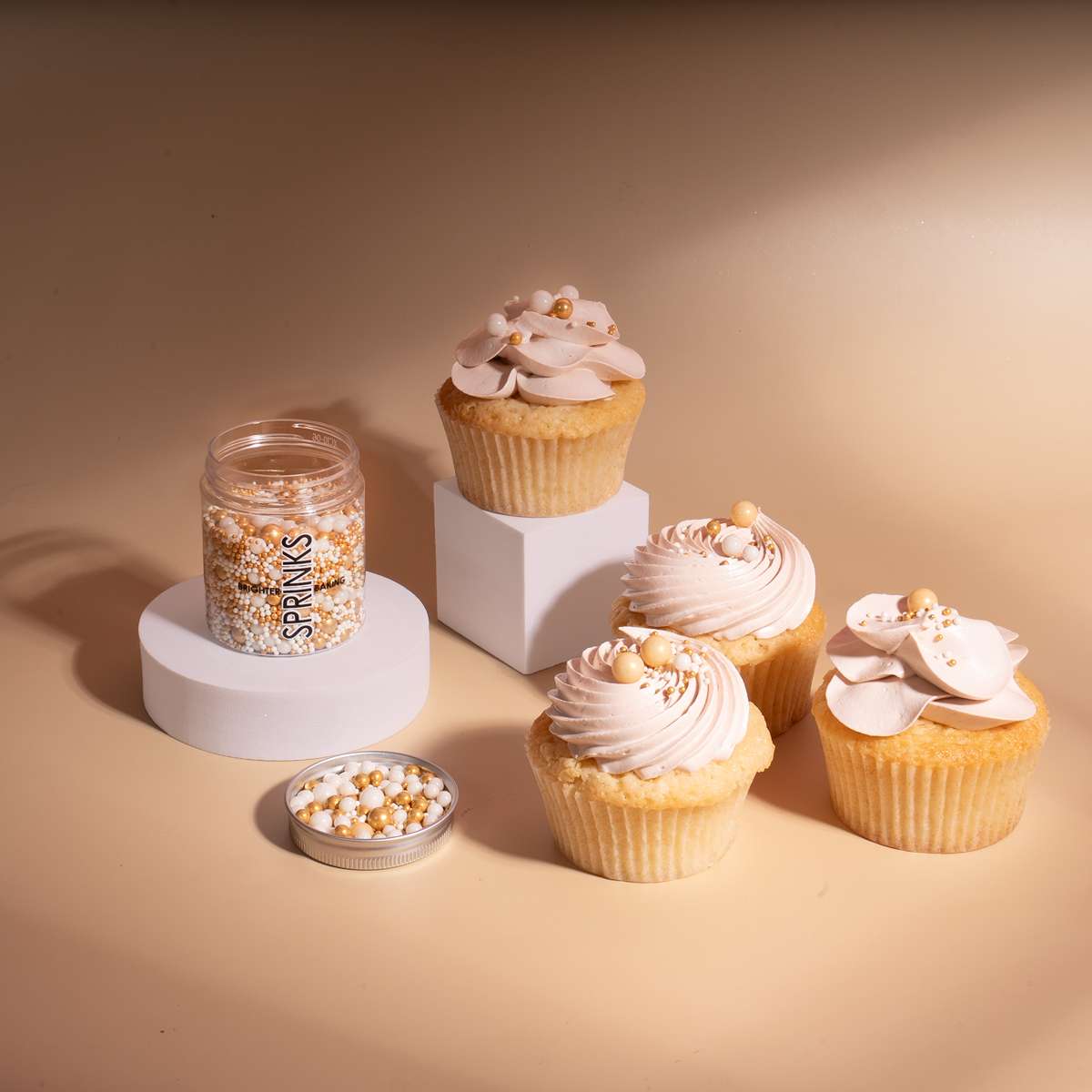 500g CHAMPAGNE VELVET Crunch Sprinkles - by Sprinks