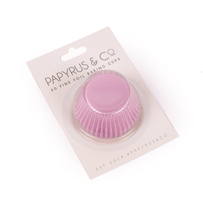 Papyrus & Co 44mm Lilac Foil Baking Cups | 50 Pack