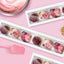 Long 6 Hole White Cupcake Box
