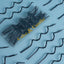 13cm SWIRLY Cake Candles BLACK (Pack of 16)