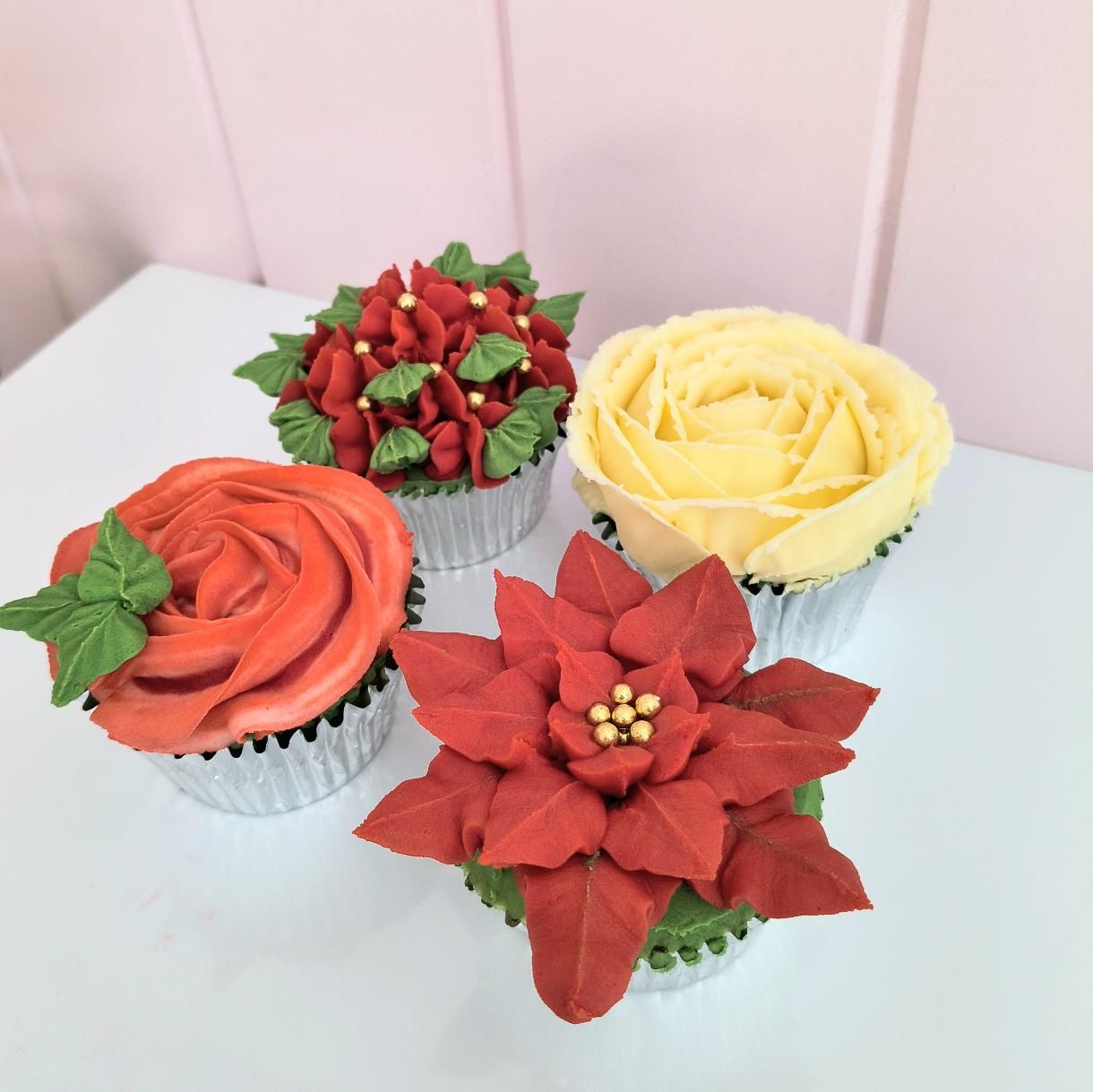 Christmas Floral Cupcake with Baked By Brooke (SUN 1ST NOV)