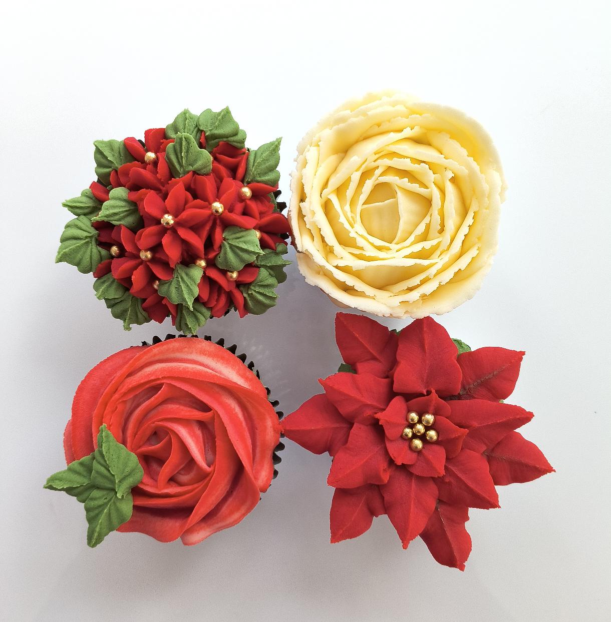 Christmas Floral Cupcake with Baked By Brooke (SUN 1ST NOV)