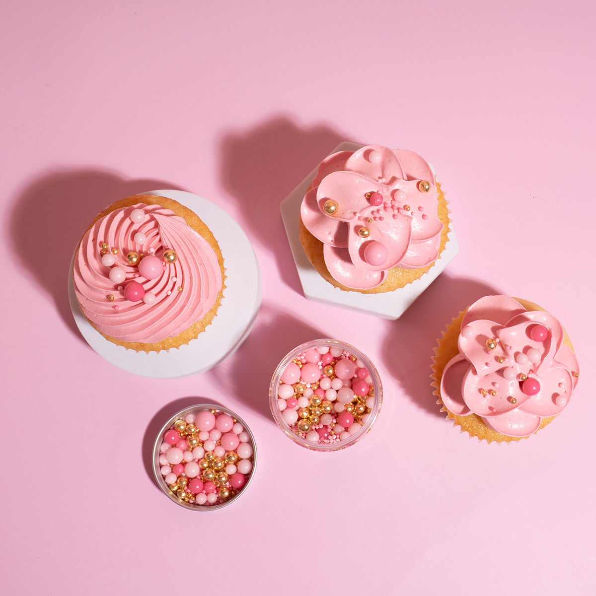 PINK VELVET Crunch Sprinkles - by Sprinks