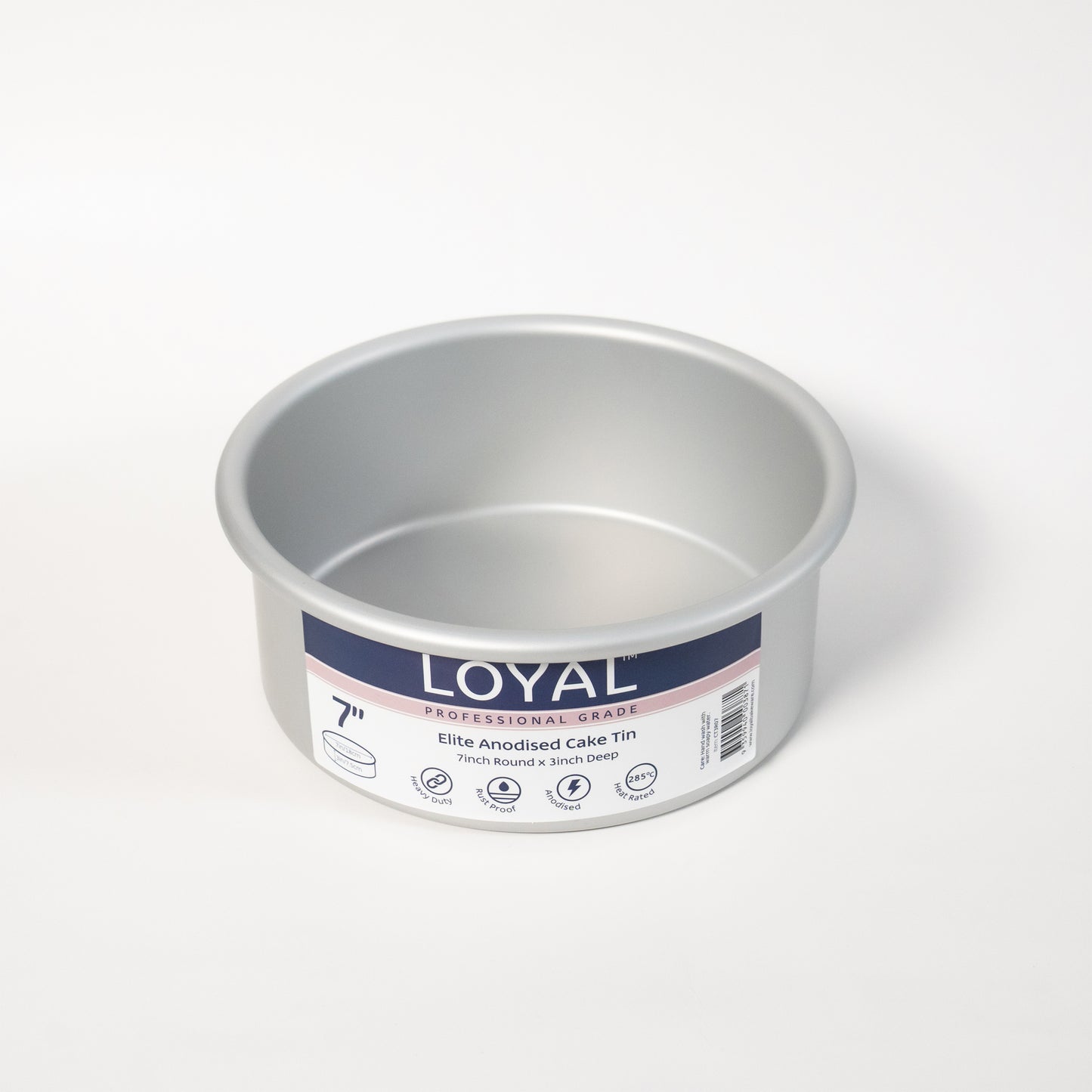 CAKE TIN LOYAL Elite Anodised Cake Tin Round (7in)