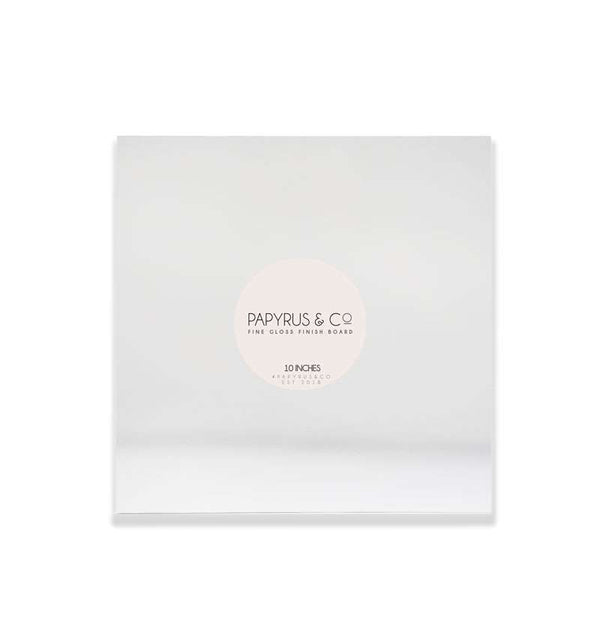 Papyrus & Co Masonite White Gloss Finish Cake Board | Square