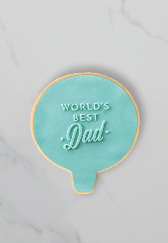 Cookie Stamp Worlds Best Dad