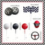 Motorcycle Cake Decoration Set