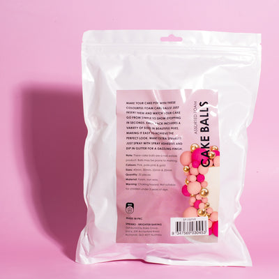 32 Cake Ball Toppers - PRETTY IN PINK SPRINKS