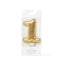Number 1 | Candle | Gold | Single