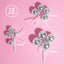 SPRINKS 12 Piece Disco Ball Toppers - SILVER