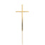 GOLD Metal Cake Topper - FINE CROSS