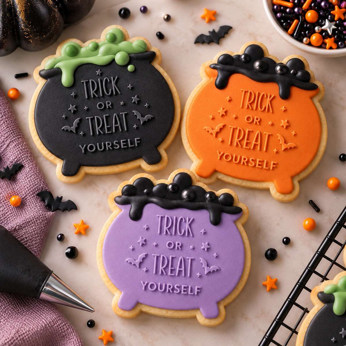 COO KIE Embosser Stamp - TRICK OR TREAT YOURSELF – view 3