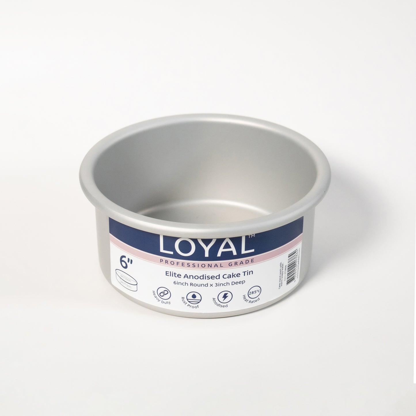 CAKE TIN LOYAL Elite Anodised Cake Tin Round (4in)