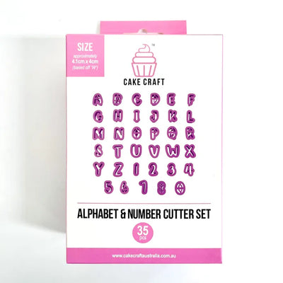 Cutter Alphabet & Number Cutter 35pcs Set