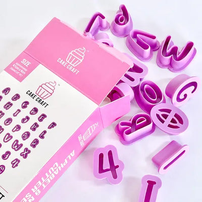 Cutter Alphabet & Number Cutter 35pcs Set