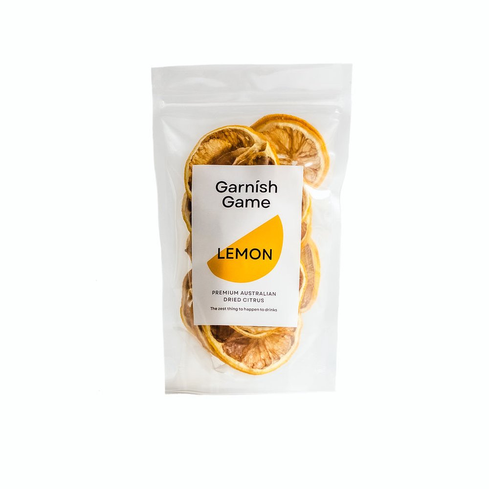 Lemon Dehydrated Citrus Slice | Garnish Game | 30g