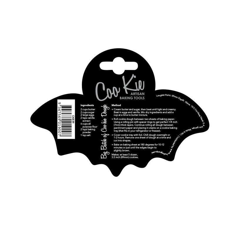 MINI BAT Cookie Cutter Coo Kie