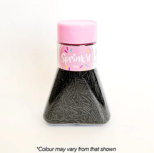 Sprinkles Sprink'd Jimmies Black 100g