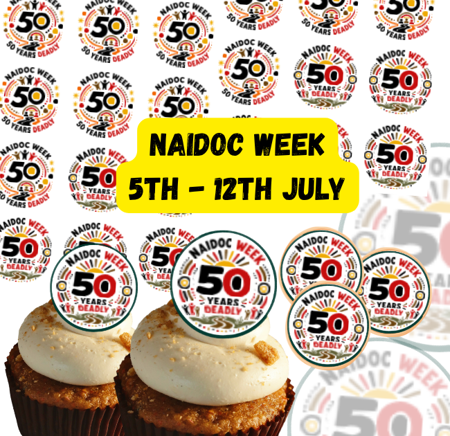 NAIDOC WEEK WAFER TOPPERS 15 PACK