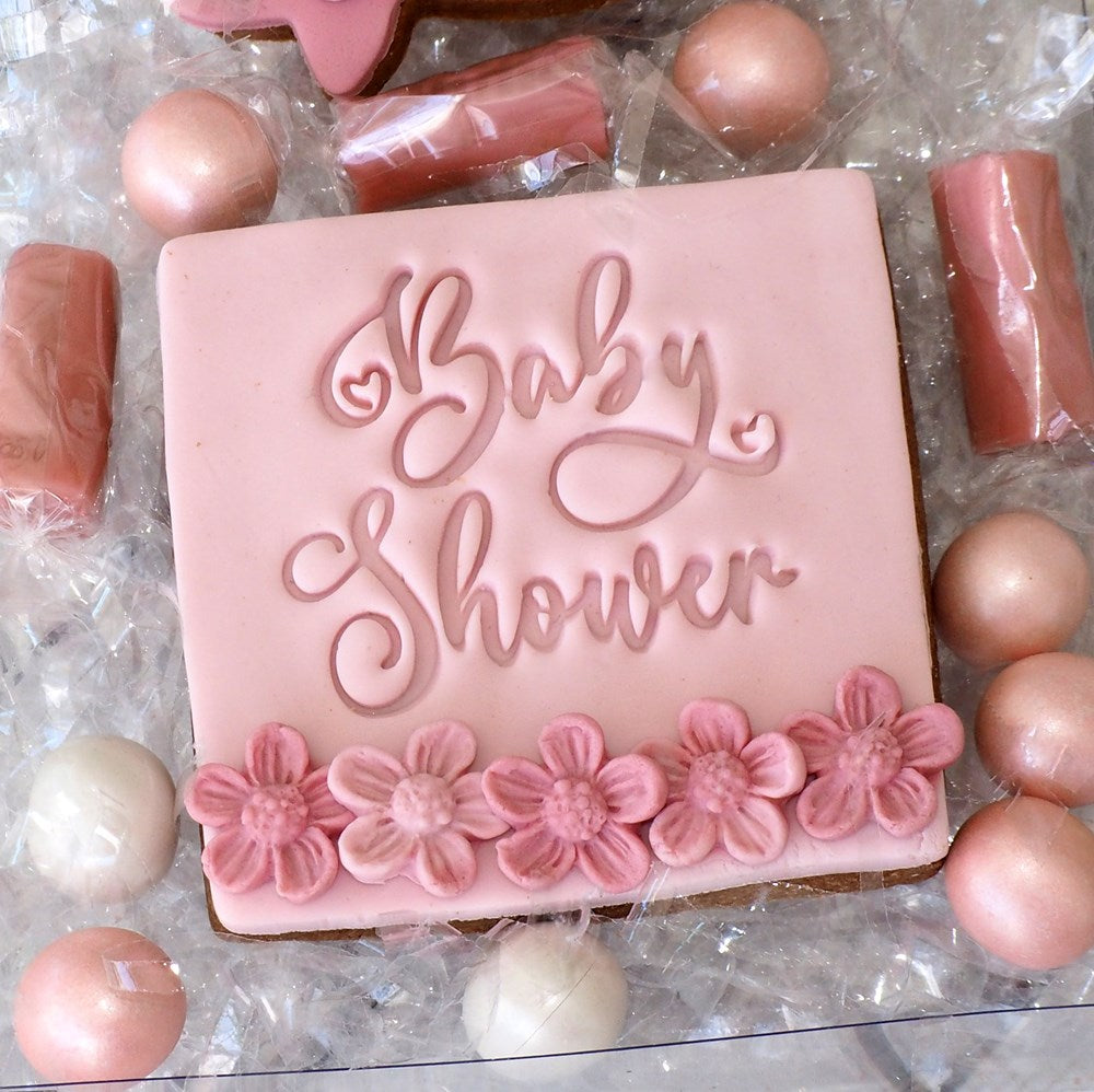 Cookie Stamp Baby Shower Emboss 3D Printed Cookie Stamp