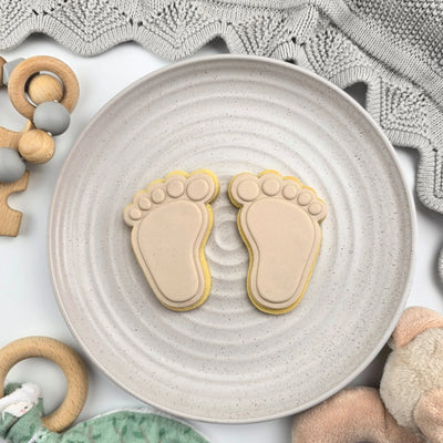 Baby Foot Cutter & Debosser Set