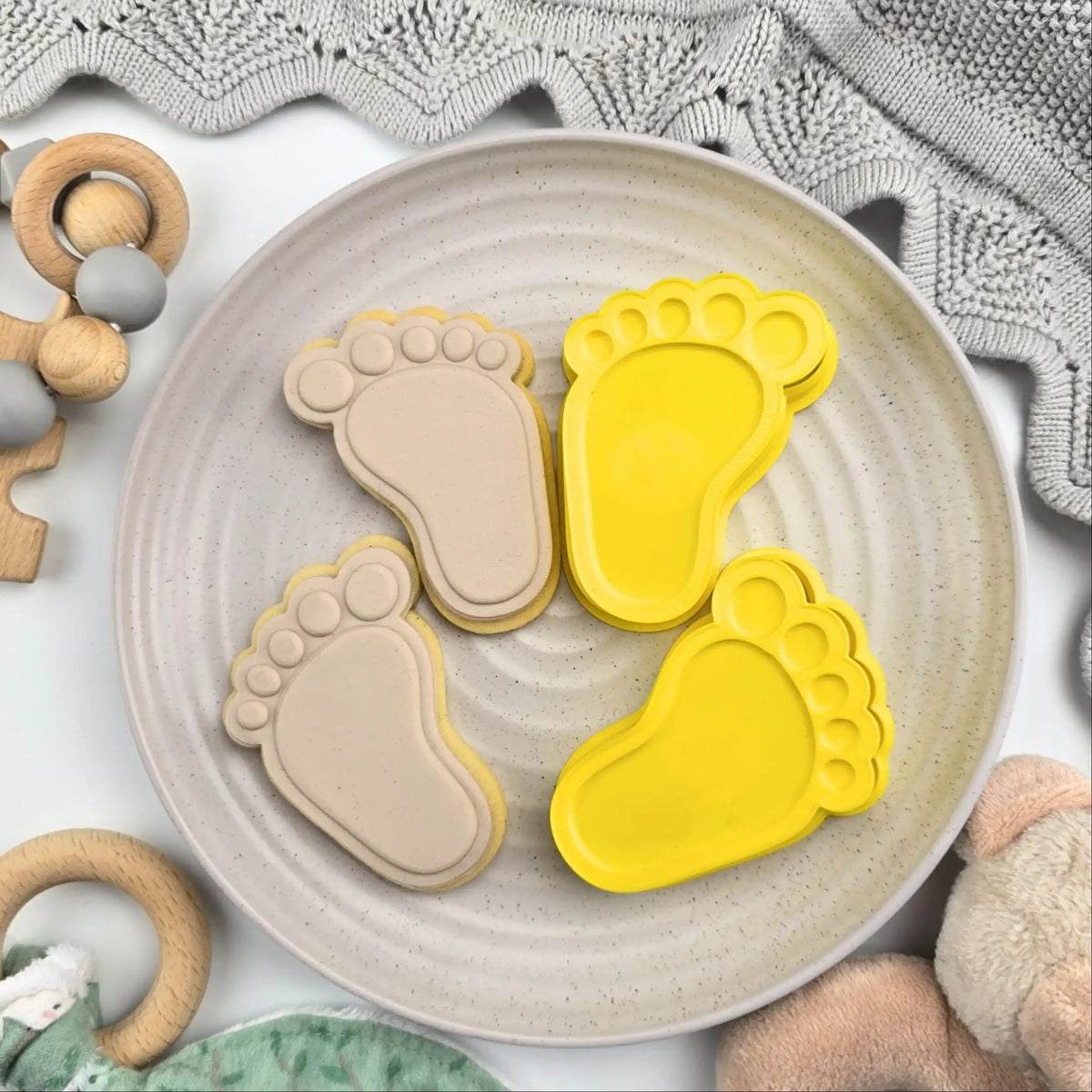 Baby Foot Cutter & Debosser Set – view 2